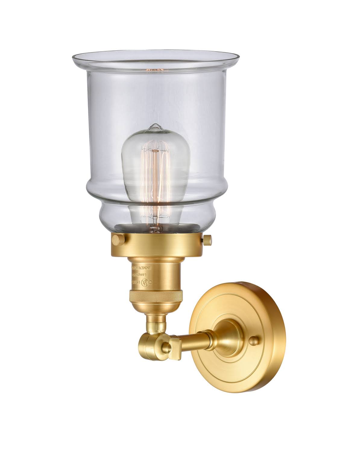 Satin Gold 1 Light Sconce T55641