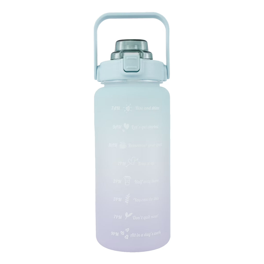 Gradient Color Water Bottle with Time Marker D551841