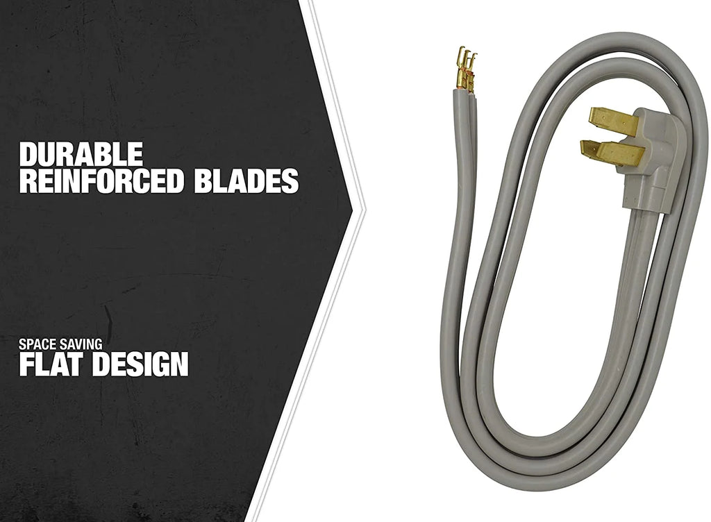 6' 50-Amp 3-Wire Range Power Cord A367