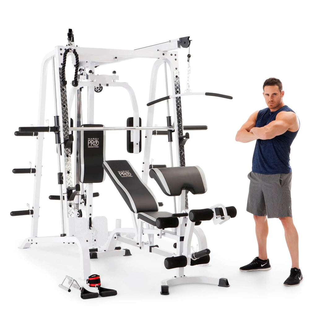 White Smith Cage Workout Machine B71718