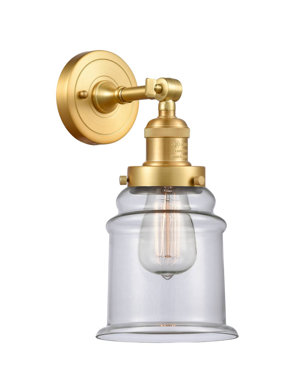 Satin Gold 1 Light Sconce T55641