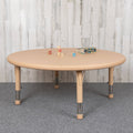 45 inch Round Plastic Height Adjustable Activity Table V80566