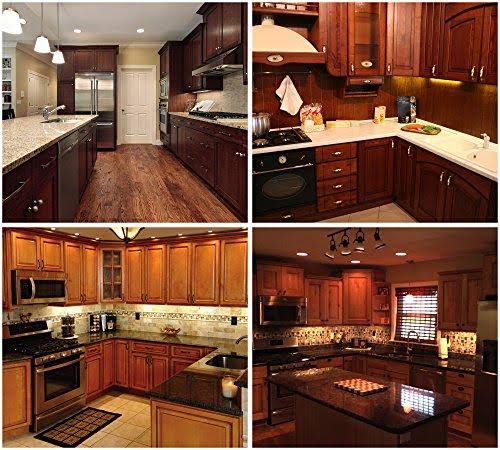 White Finish 3 Extra Long 20 inch Panels LED Dimmable Under Cabinet Lighting Kit D973