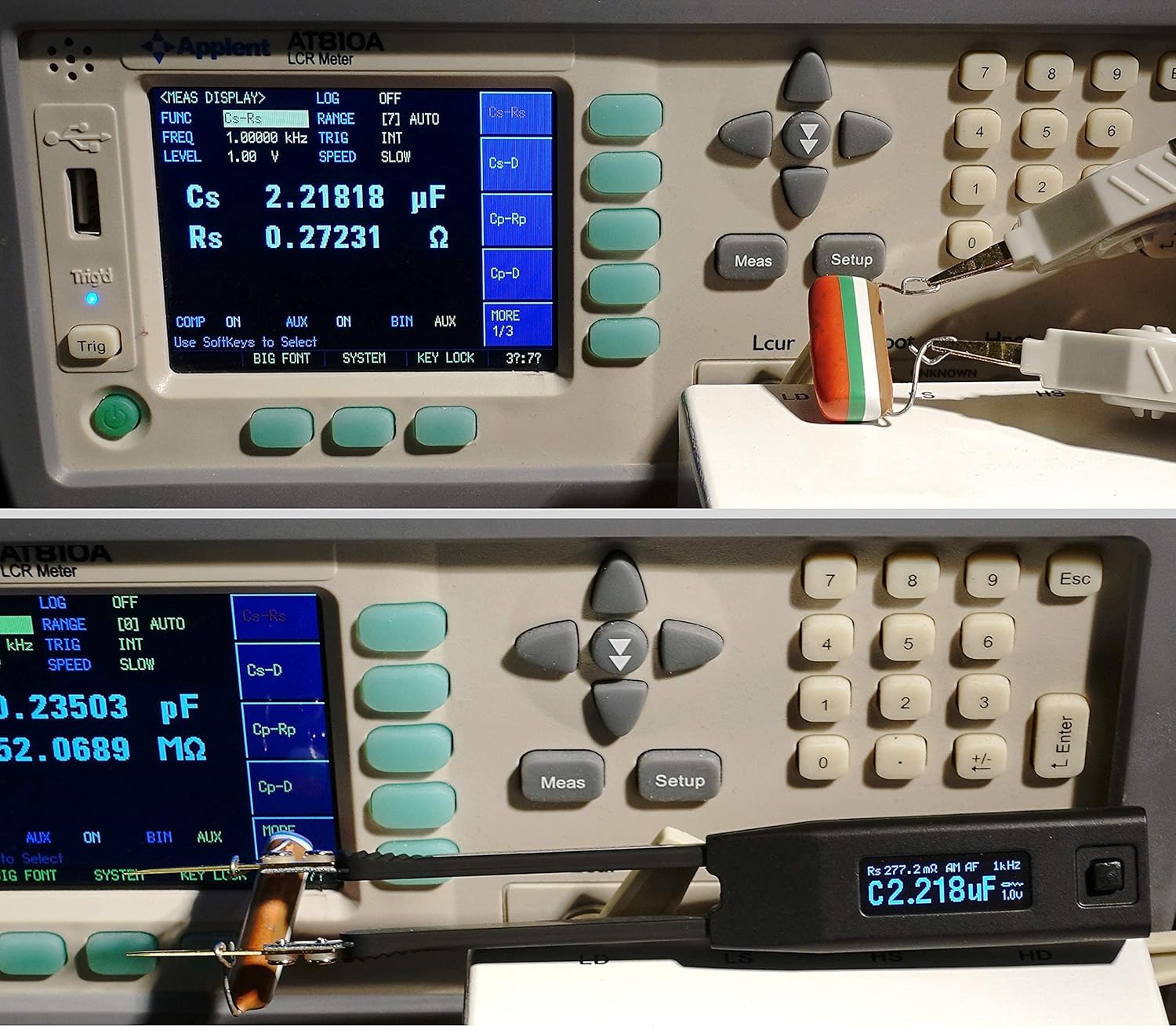 LCR Meter with Spare Test Leads and Pocket Case B9579