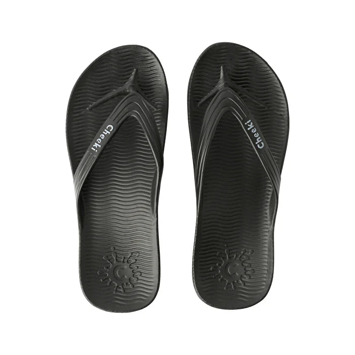 Black Arch Support Thongs Womens Size US9 C43398