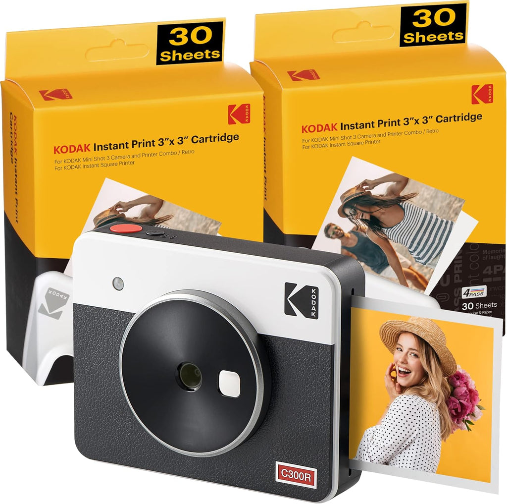 Yellow 2-in-1 Instant Camera & Photo Printer A65935