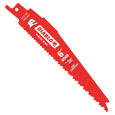 Reciprocating Saw Blade, tpi 6/12, pk25 W5538