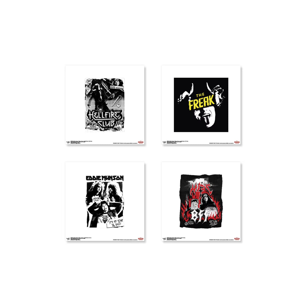 Stranger Things Wall Art Bundle (4-Pack) Q18500