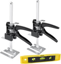 2 Packs Labor Saving Arm Hand Tool Jack Set Door Panel Lifting Cabinet Jack Wall Tile Height Adjuster X483221
