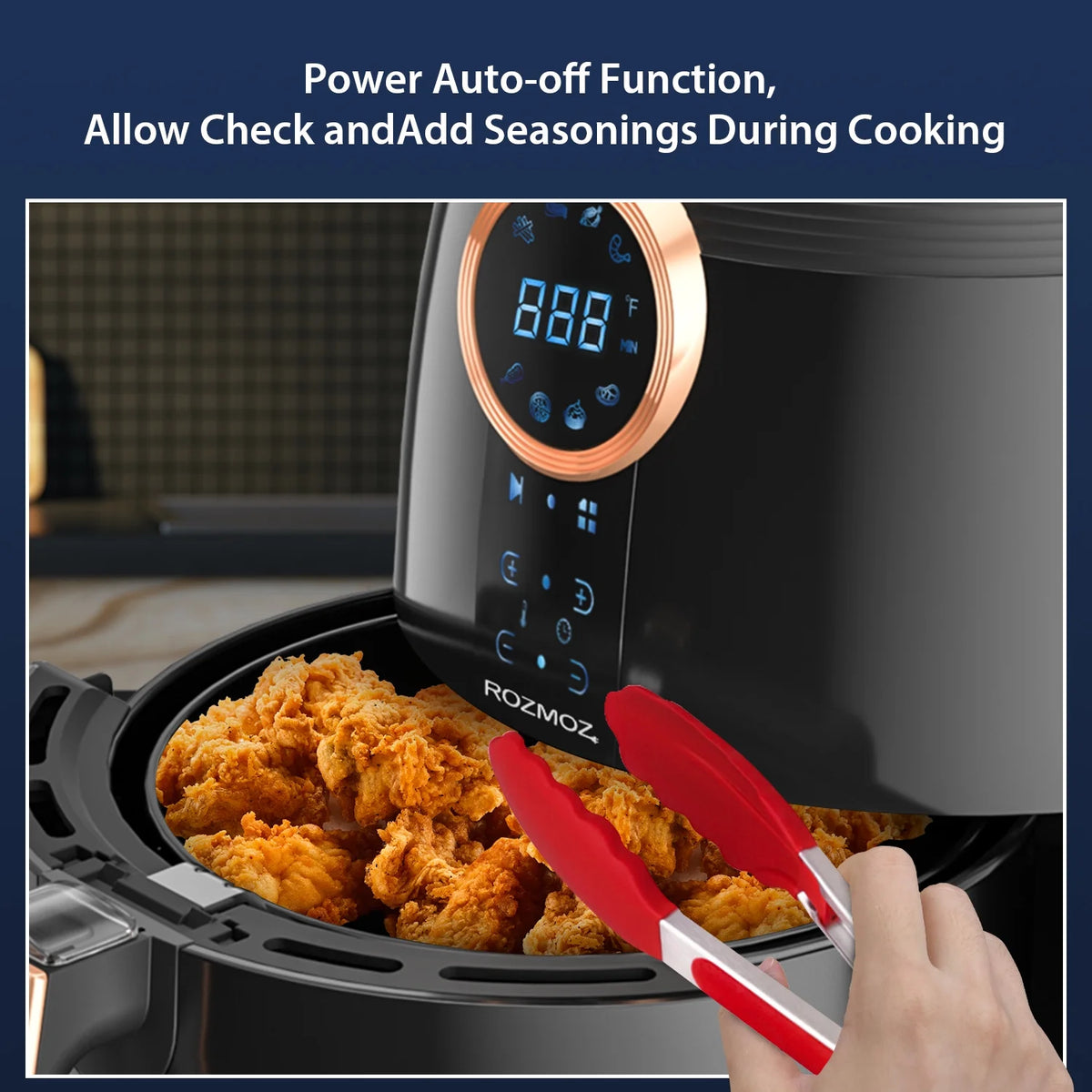 5.2-Qt 8 in 1 Digital Touchscreen Air Fryer W53750