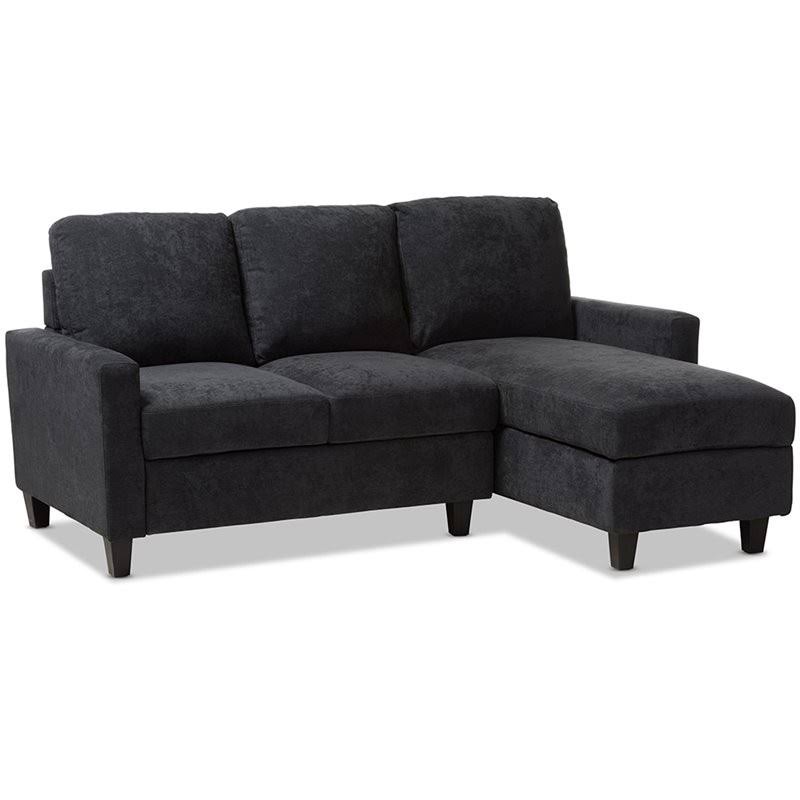 Dark Gray Reversible Sectional I74705