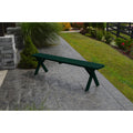 Dark Green Crossleg Bench P624