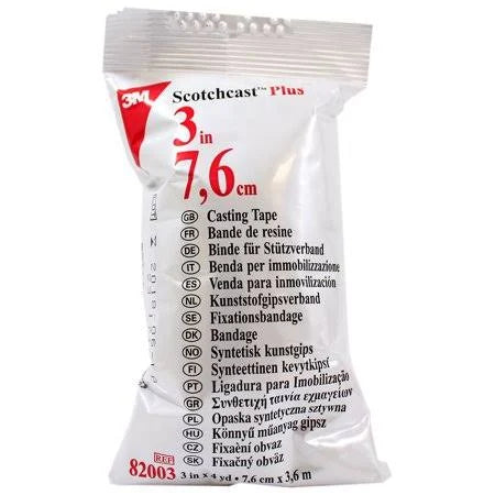 White 3 inch x 12 Foot Cast Tape Box of 10 Z29434