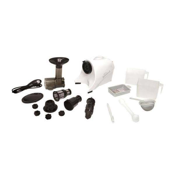 White Horizontal Slow Masticating Juicer C31064