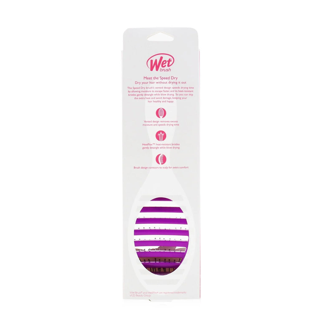 Purple Speed Dry Detangler Brush K381