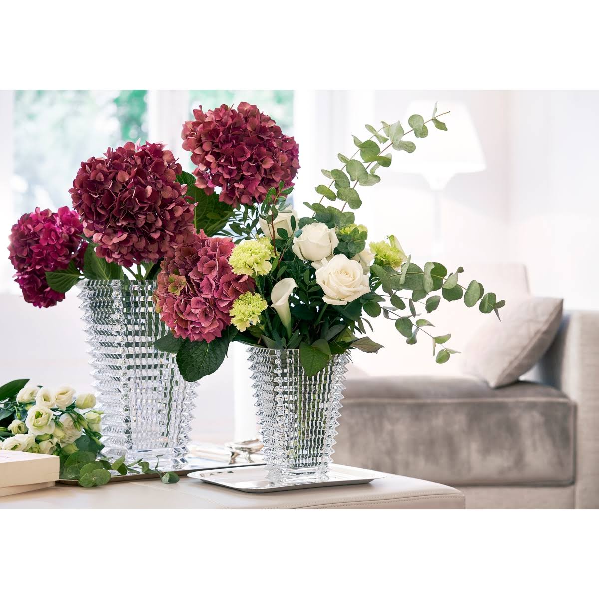 Blue Rectangular Vase U30596