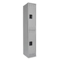 Double Tier Locker Single Stack Medium Gray N772