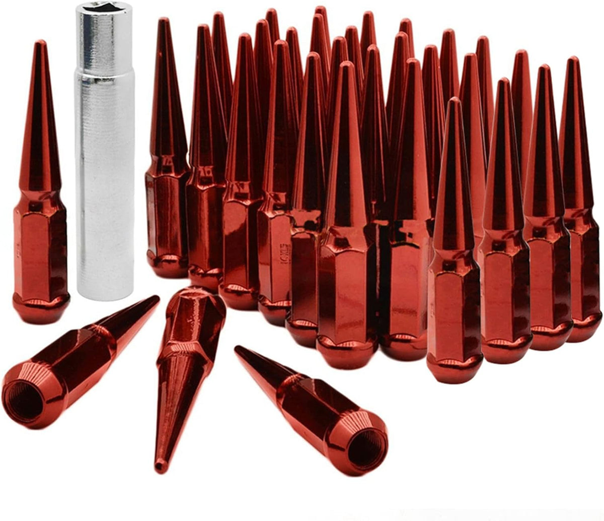 32 Spike Blue 1/2-20 Taper Lug Nuts W1425