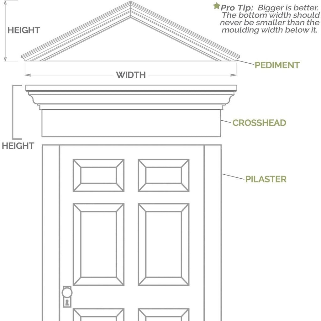 Plain PVC Pilaster (Pair) S255111