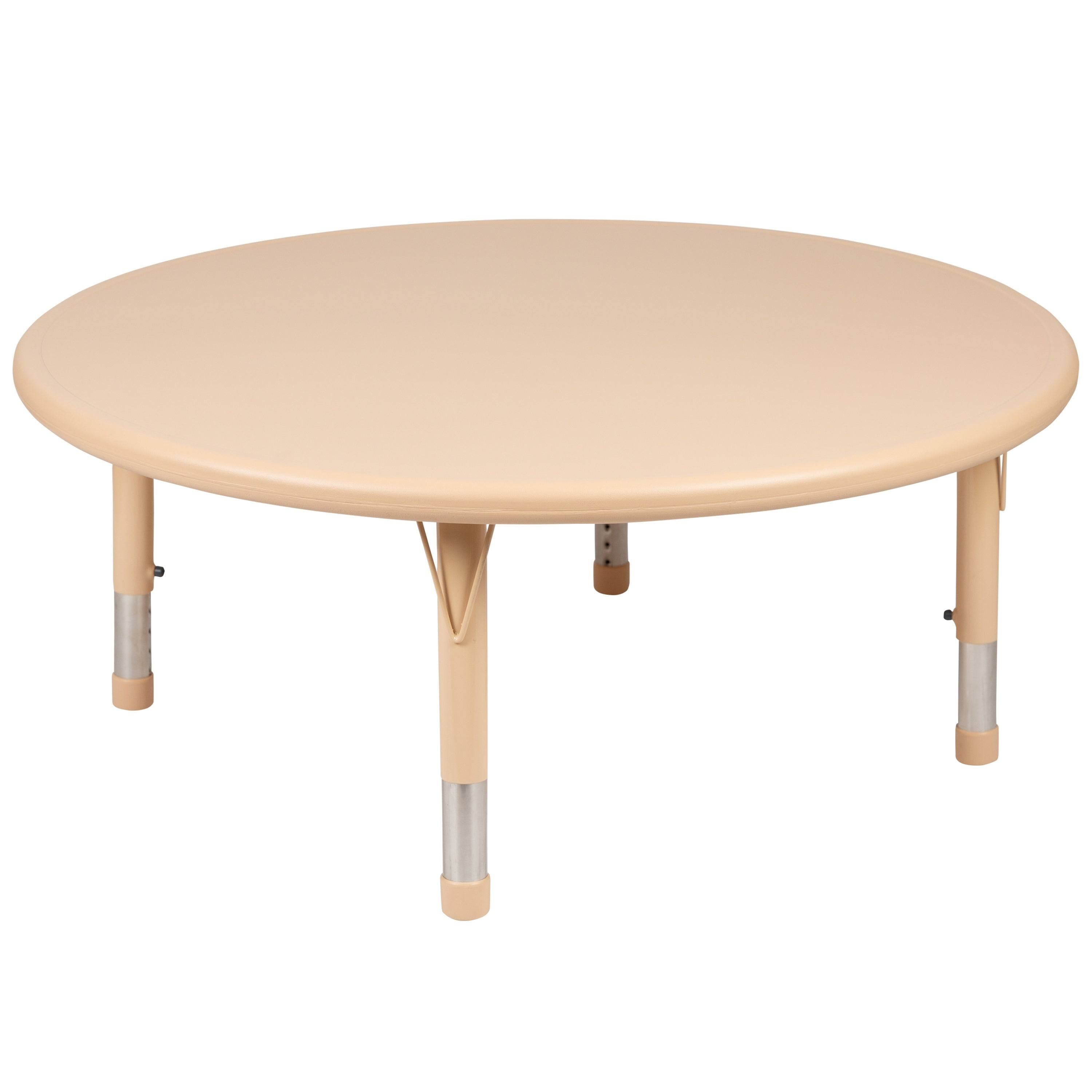 45 inch Round Plastic Height Adjustable Activity Table V80566