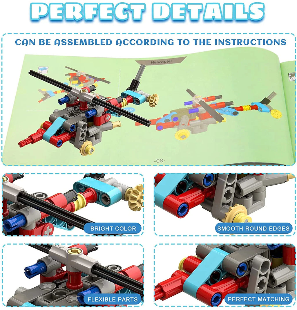 171Pcs 20-in-1 STEM Building Toys Construction Set D40265