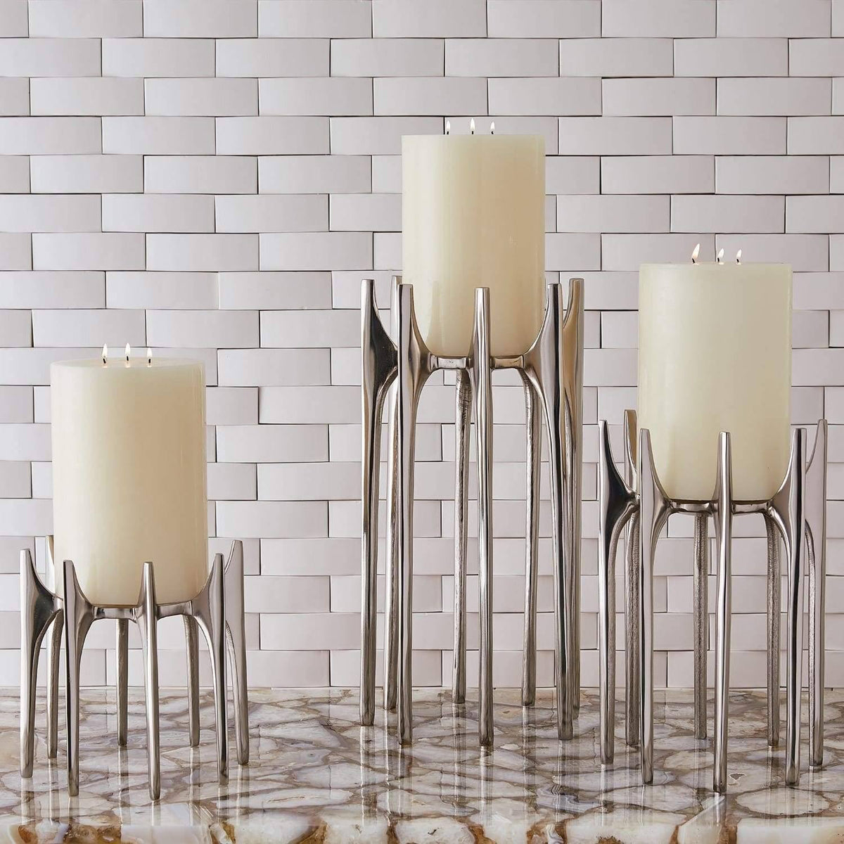Pillar Candle Holder F576