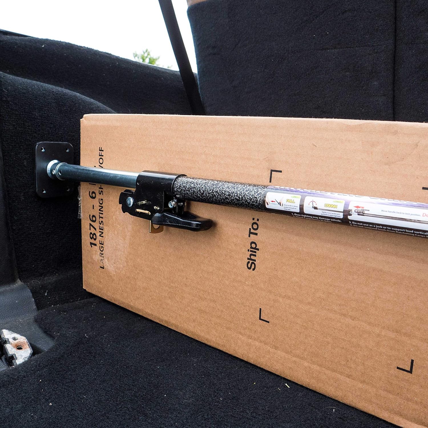 Ratcheting Cargo Bar, Extends from 40 Inches to 70 Inches, Pack of 2 P5355
