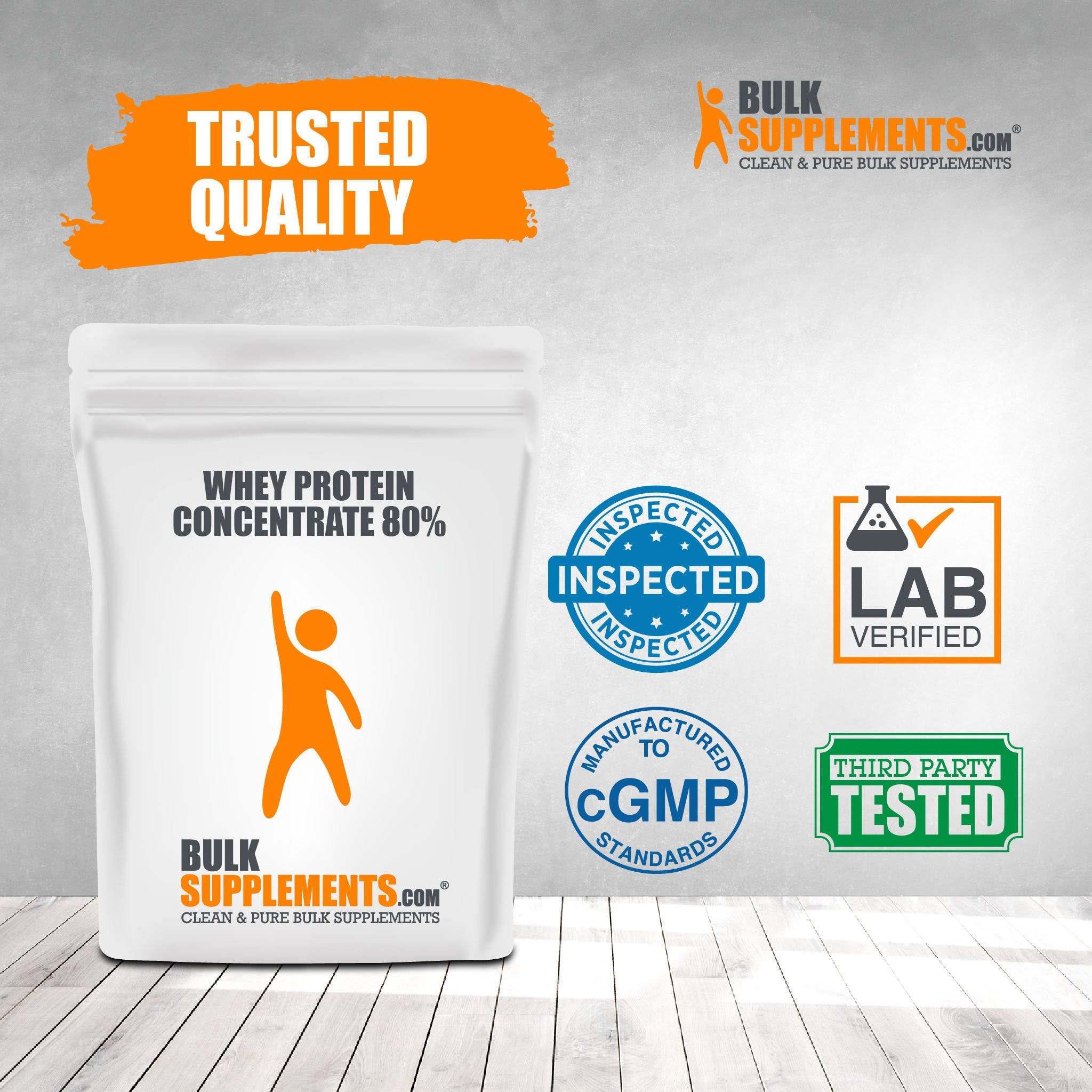 Whey Protein Concentrate 80% Powder, 20kg B641790
