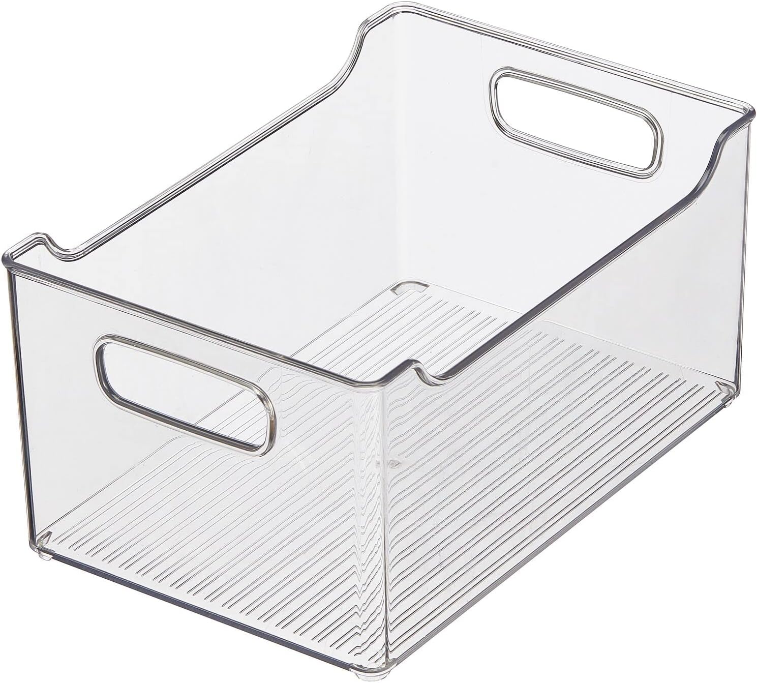 Clear Plastic Storage Bin with Handles R95094