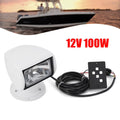 12V 100W Marine Spotlight Remote Control Searchlight 360° Rotate Waterproof O892