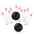 12 Pcs Kids Bowling Set with 10 White Pins and 2 Balls M639