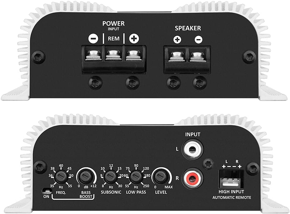 1 Channel 400 Watts Rms Car Audio Amplifier N808