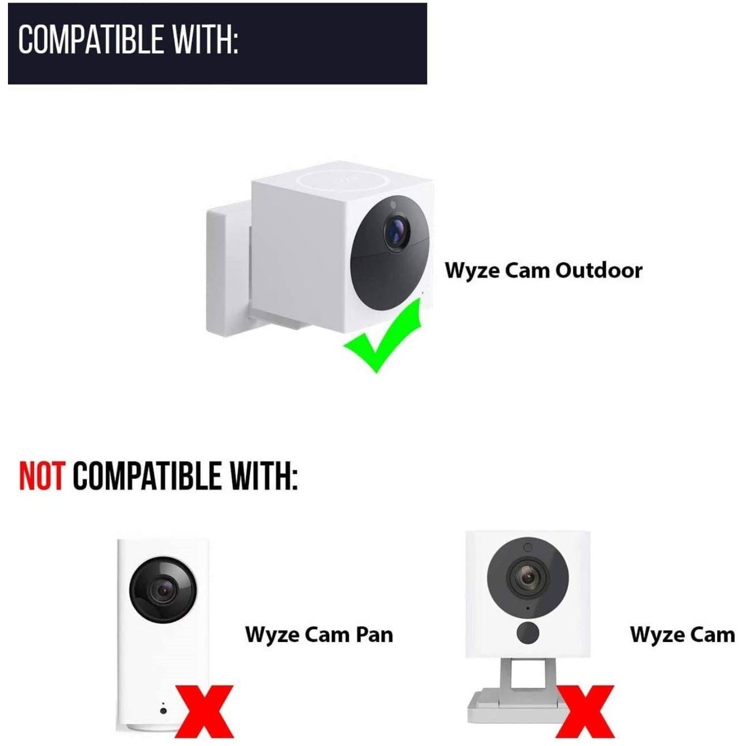 3-in-1 Floodlight, Charger and Mount for Wyze Cam Outdoor J379