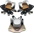 Front Left Right & Rear Brake Calipers for Suzuki Vinson 500 LT-A500F/LT-F500F 2003-2007 Pack of 2 X25530