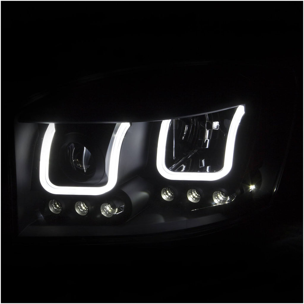 Black U-Bar Projector Headlights G44649