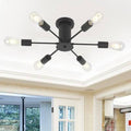 Black Semi Flush Mount Light W664724