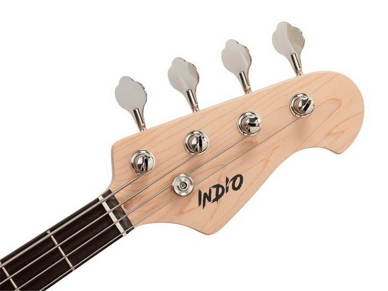 Natural Flamed Maple Electric Bass with Gig Bag G8840