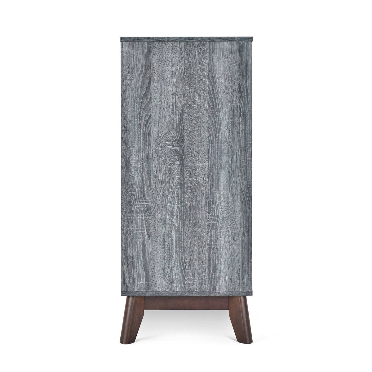 2 Drawer Cabinet Sonoma Gray Oak/Walnut P670661