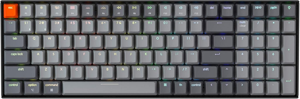 96% Layout 100 Keys Wireless Bluetooth 5.1/Wired USB C Mechanical Keyboard P450