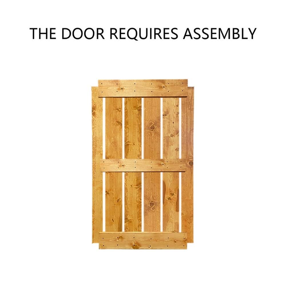 Sage Green Double Barn Door with Hardware Kit U96102