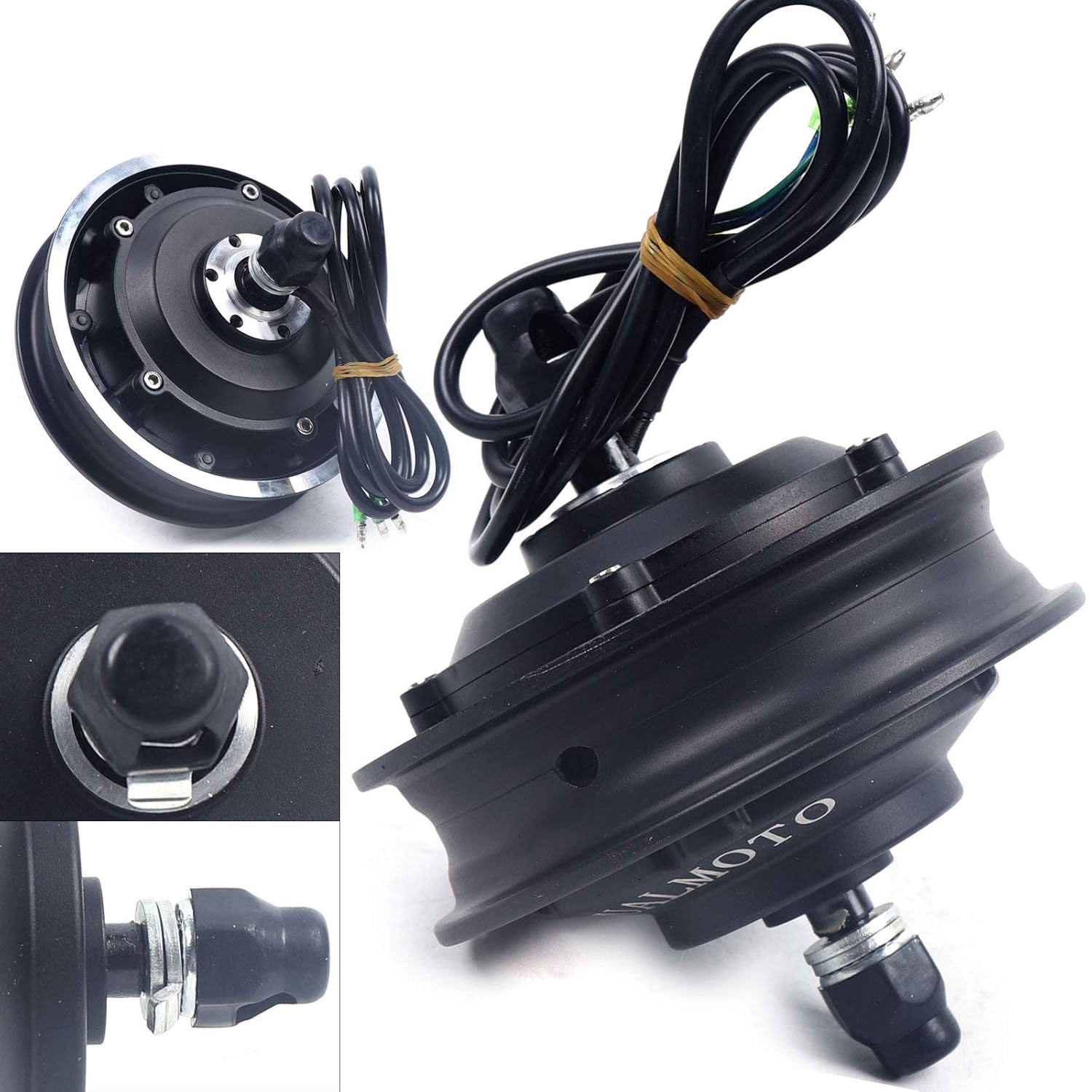 1000W 52V Brushless Gear Hub Motor for 10 Inch Electric Scooter Q792020