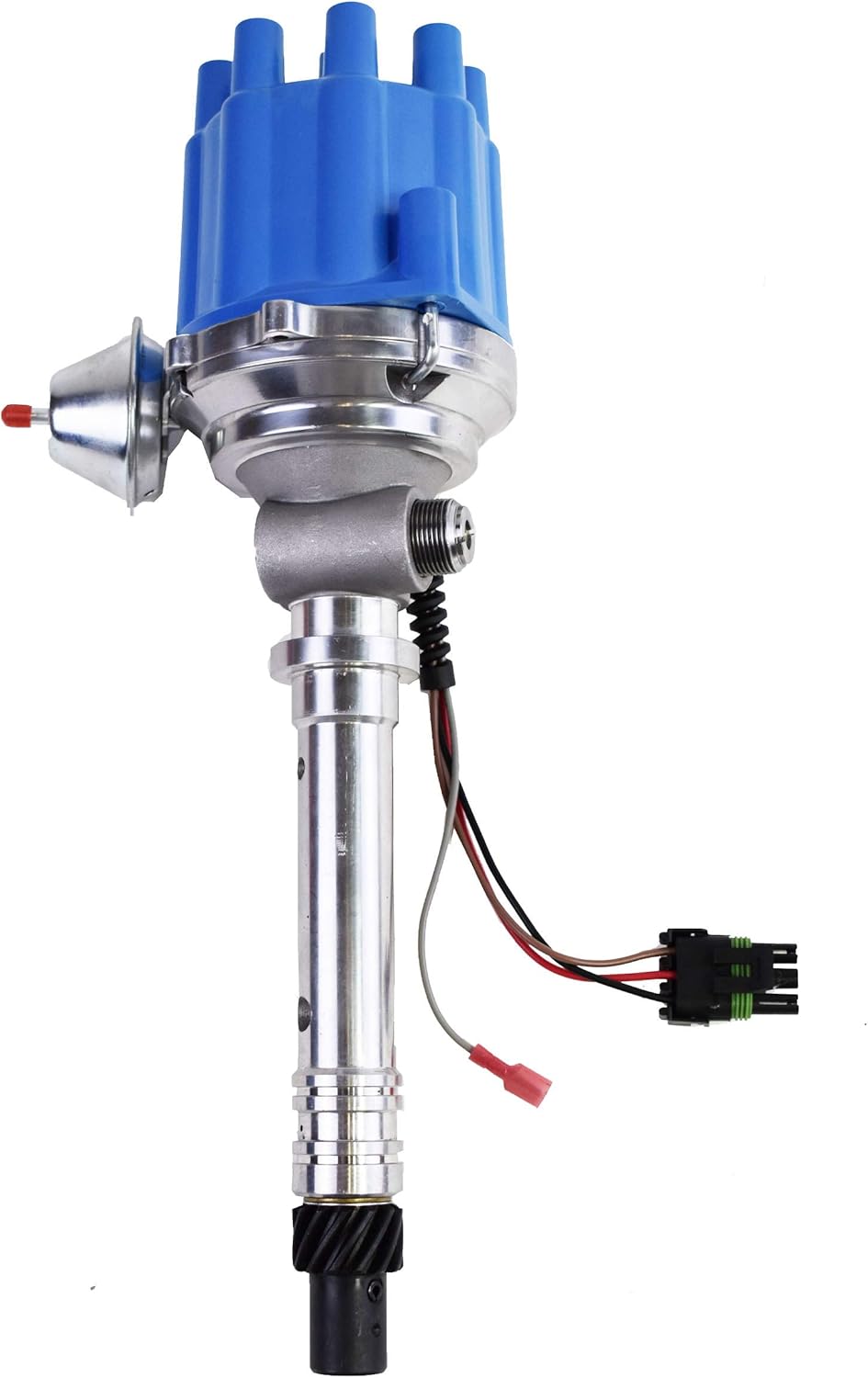 Ready to Run Distributor for Chevy Corvette V8 Engine, Blue Female Cap R558935