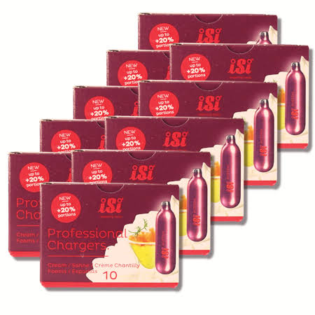 Pink 8.4g N2O Chargers, 100 Count K7505