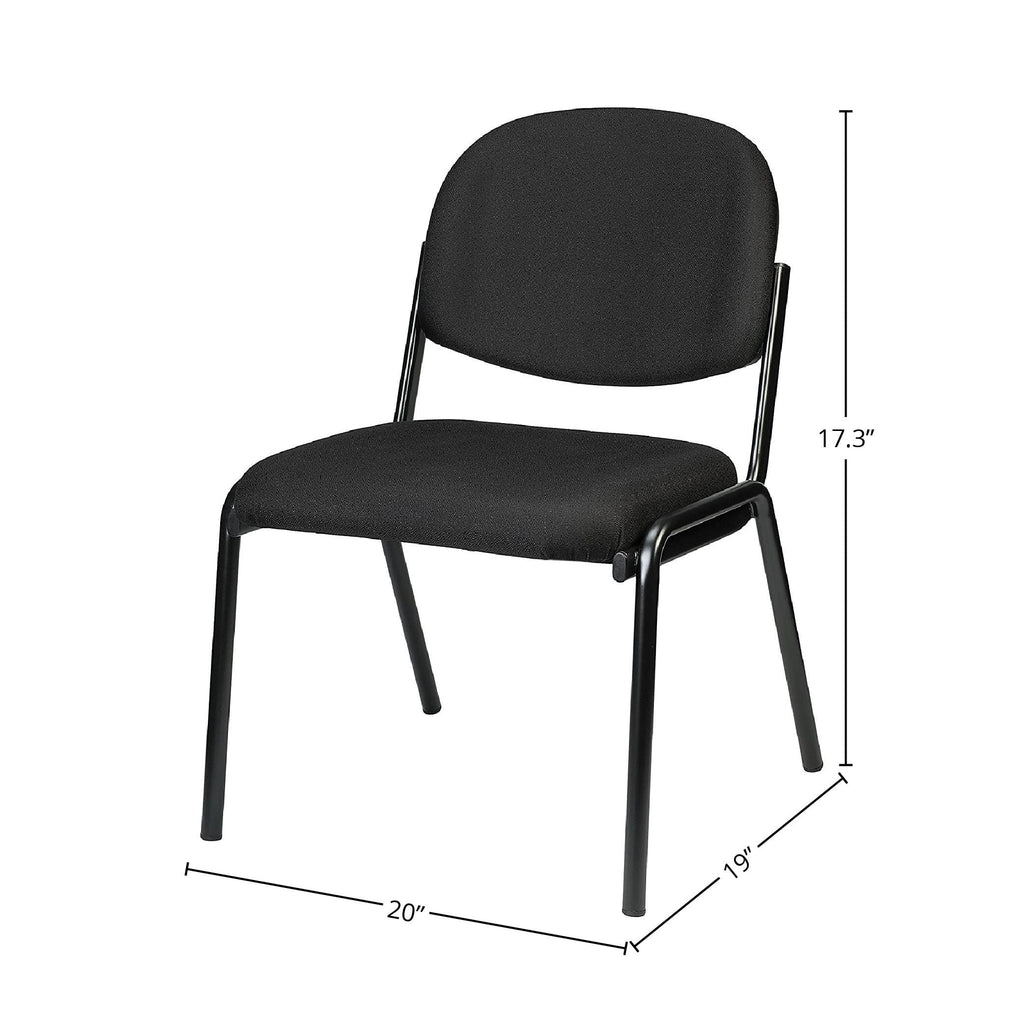 Black Side Chair, Set of 2 U284754