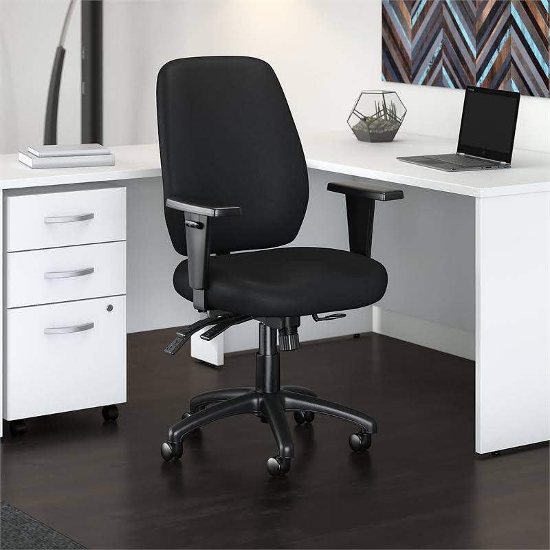 High Back Office Chair in Black L932