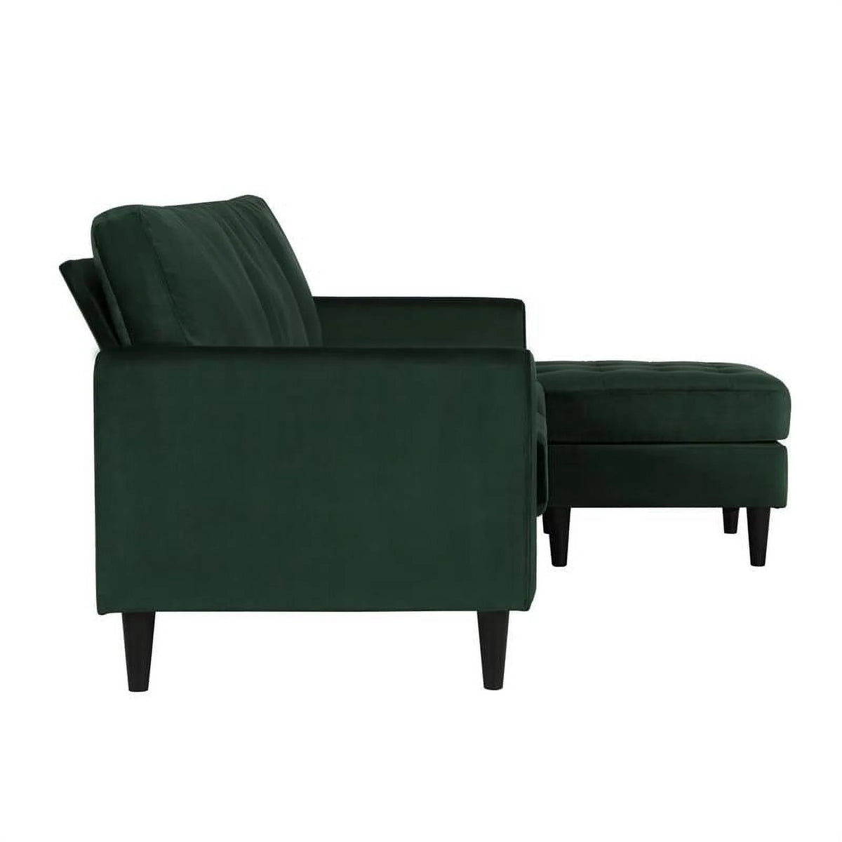 Green Reversible Sectional Sofa Couch K138