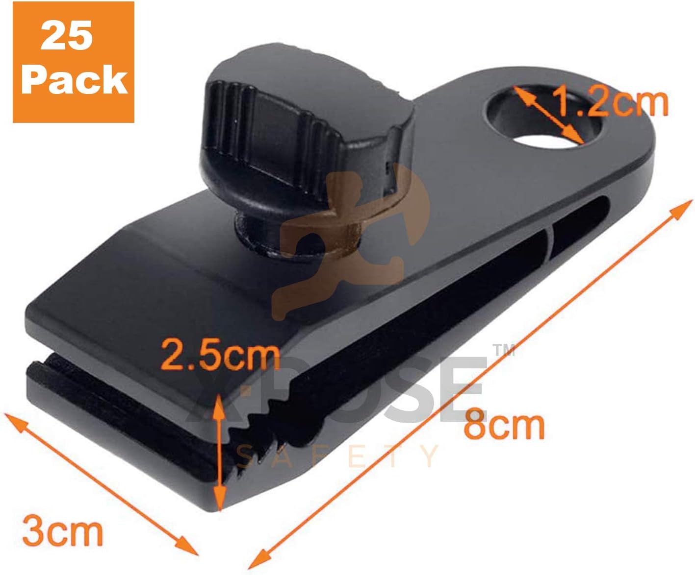 25 Pack Heavy Duty Reusable Tarp Clips U56492