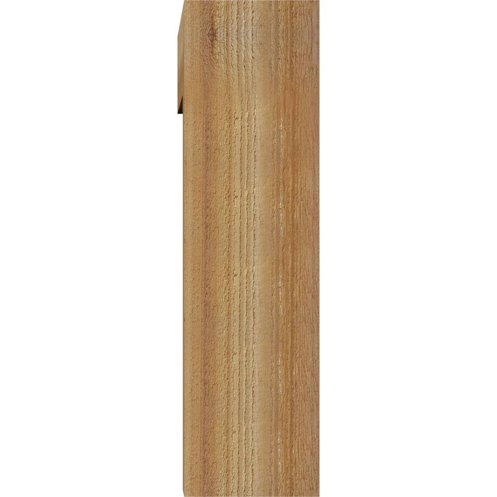 Rough Sawn Bracket with Offset Brace, Western Red Cedar D28922