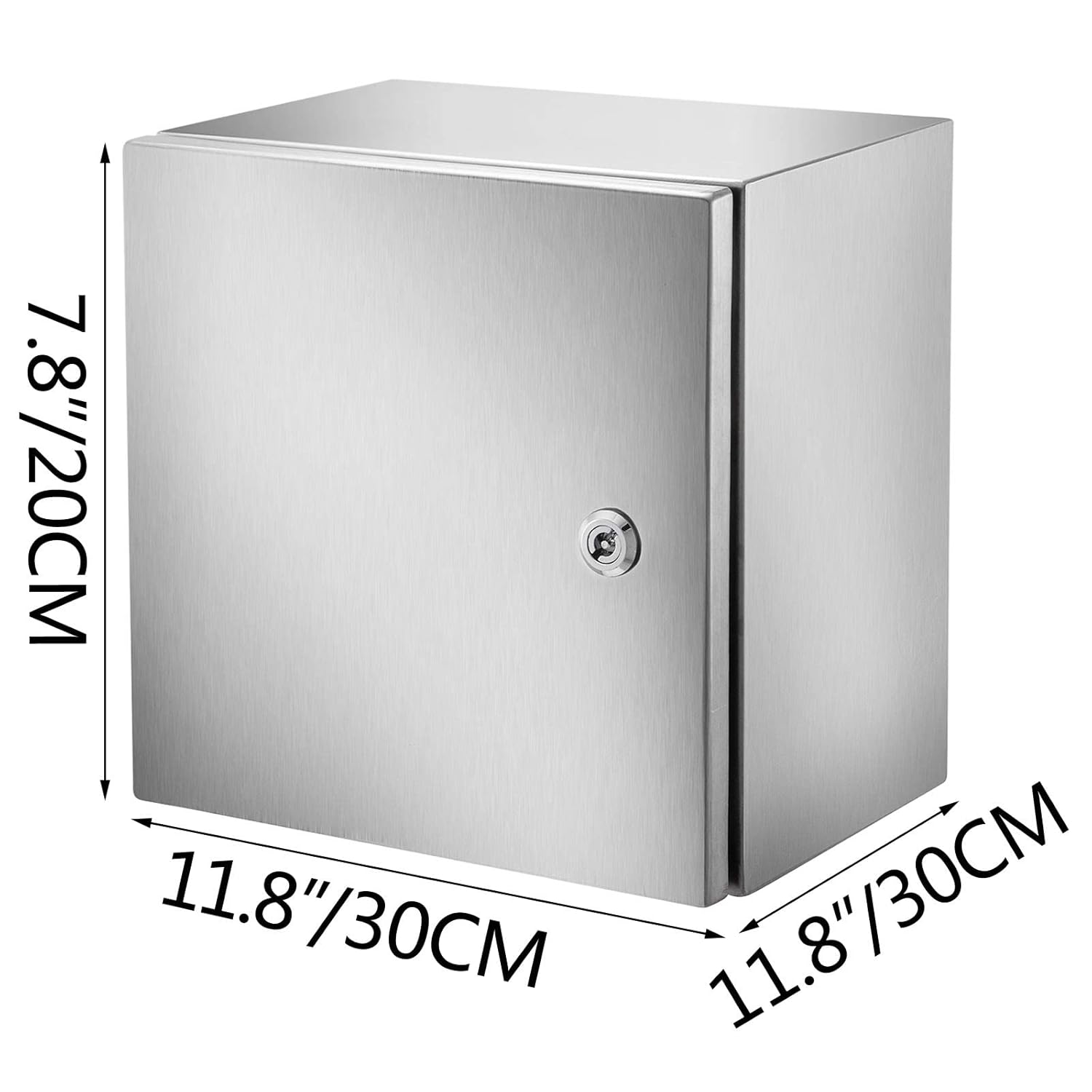 12 x 12 x 8'' NEMA 4X Steel Electrical Box with Mounting Plate C36797
