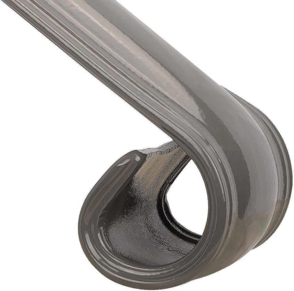 Black Metal Wrought Iron Handrail for Steps, Pack of 2 N94689